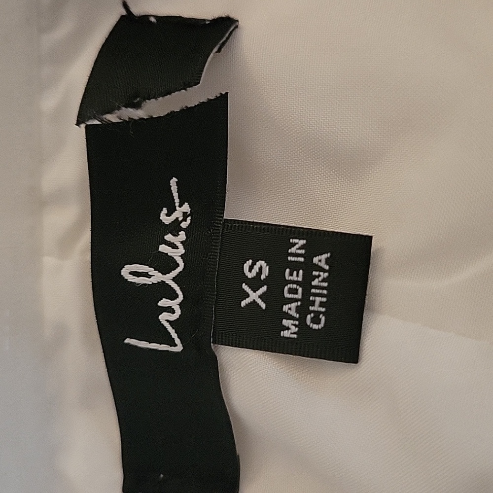 Lulus NWOT Polished Cutie Ivory Collared Sleeveless Backless Mini Dress - Picture 10 of 12